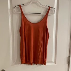 Natura tank top, burnt orange, size L